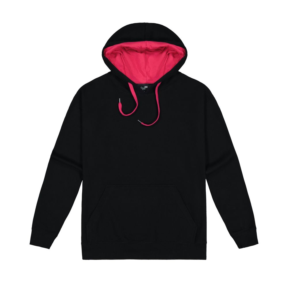 Contrast hood lining add-on