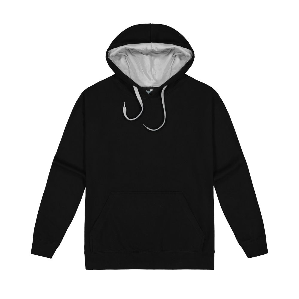Contrast hood lining add-on
