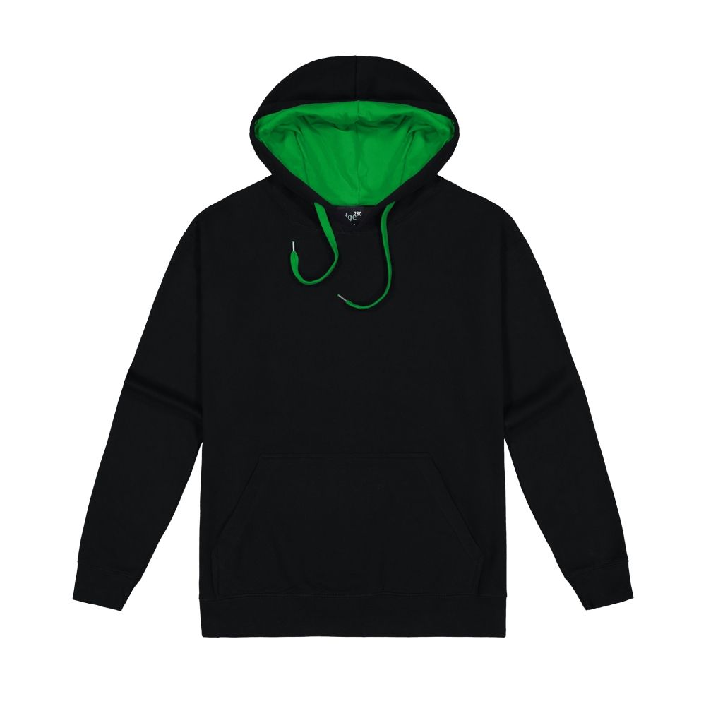 Contrast hood lining add-on