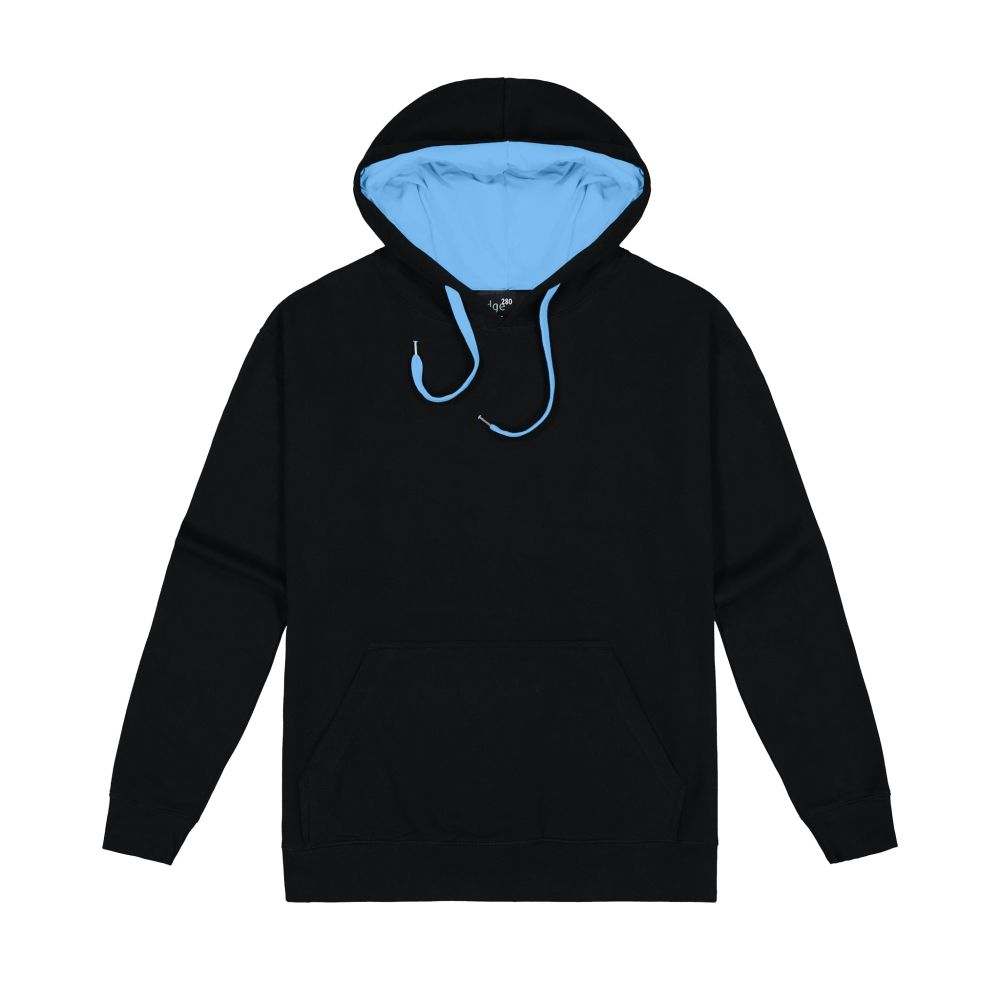 Contrast hood lining add-on