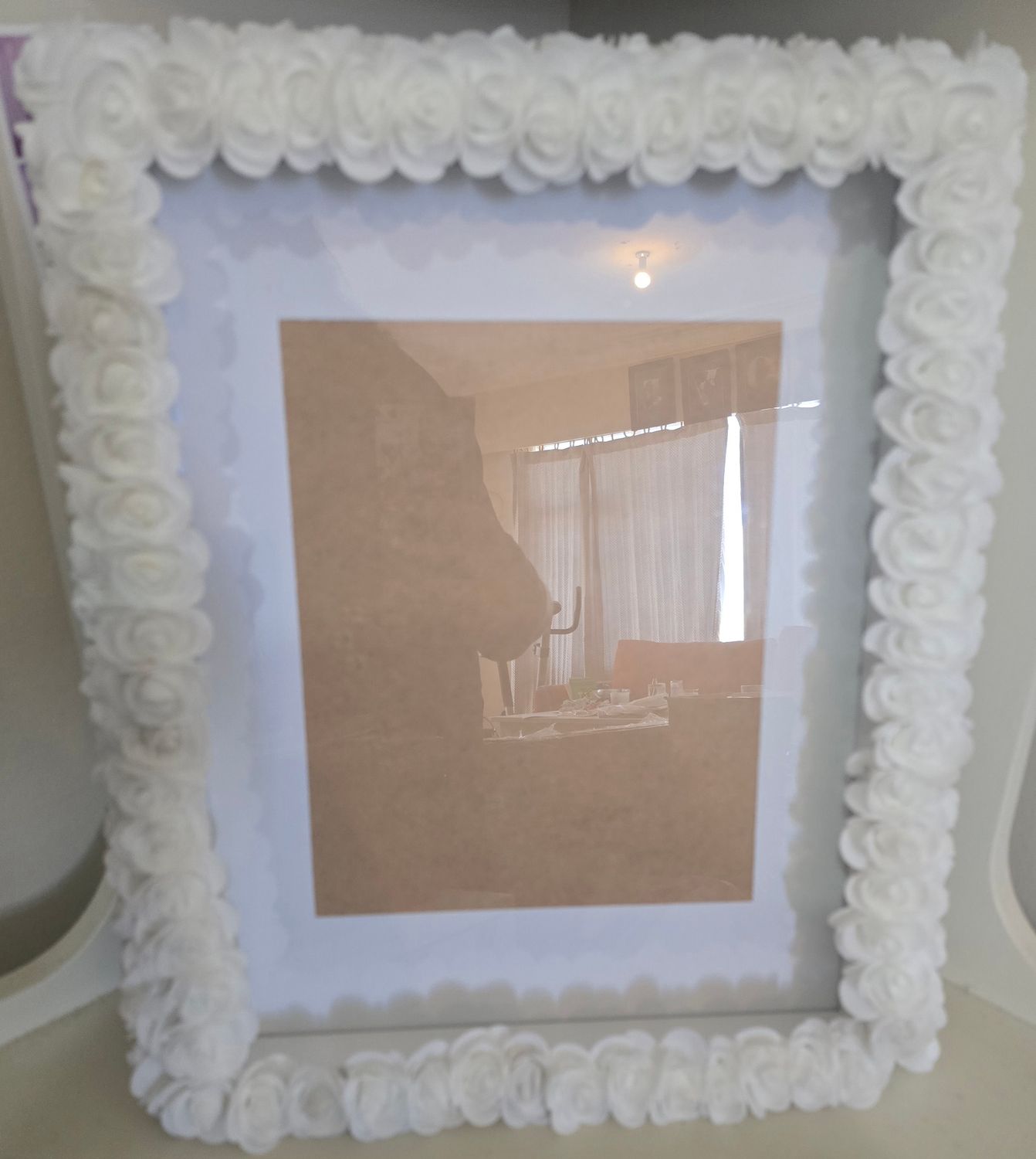 Rose photo frame