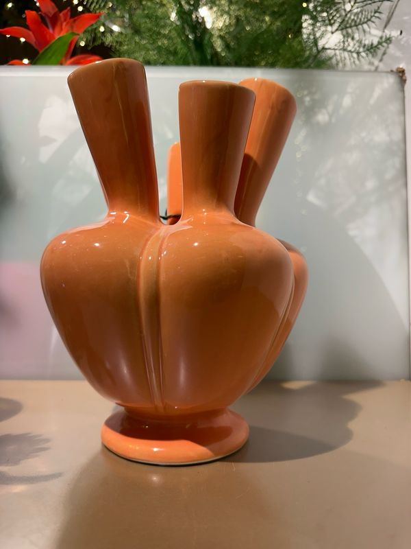 Tulpen vaas oranje 27 cm