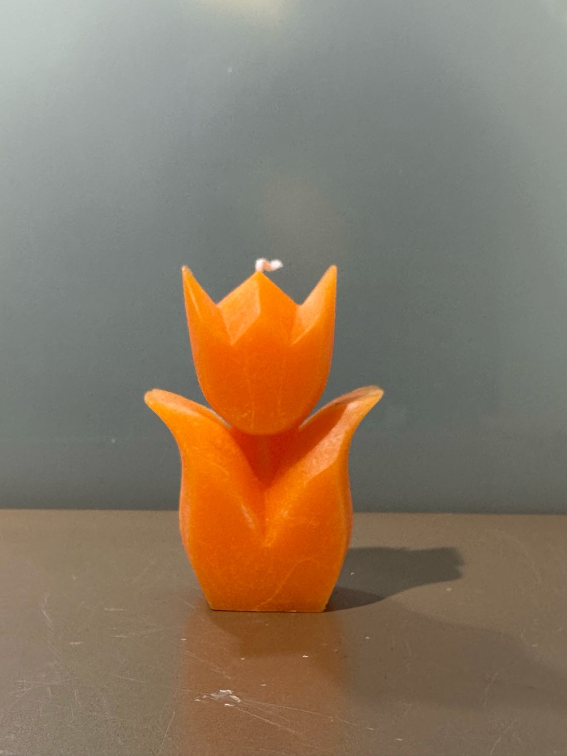 Tulp kaars Oranje 9cm