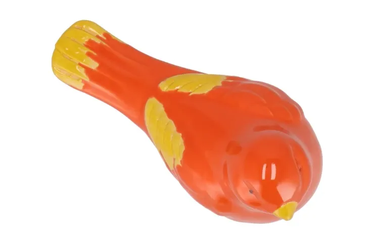 Porseleinen Vogels Orange