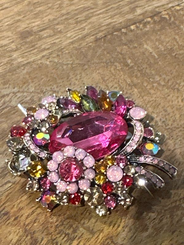 Broche zacht roze ring