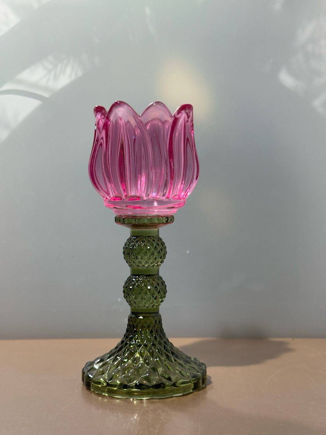 Tulp kandelaar Roze