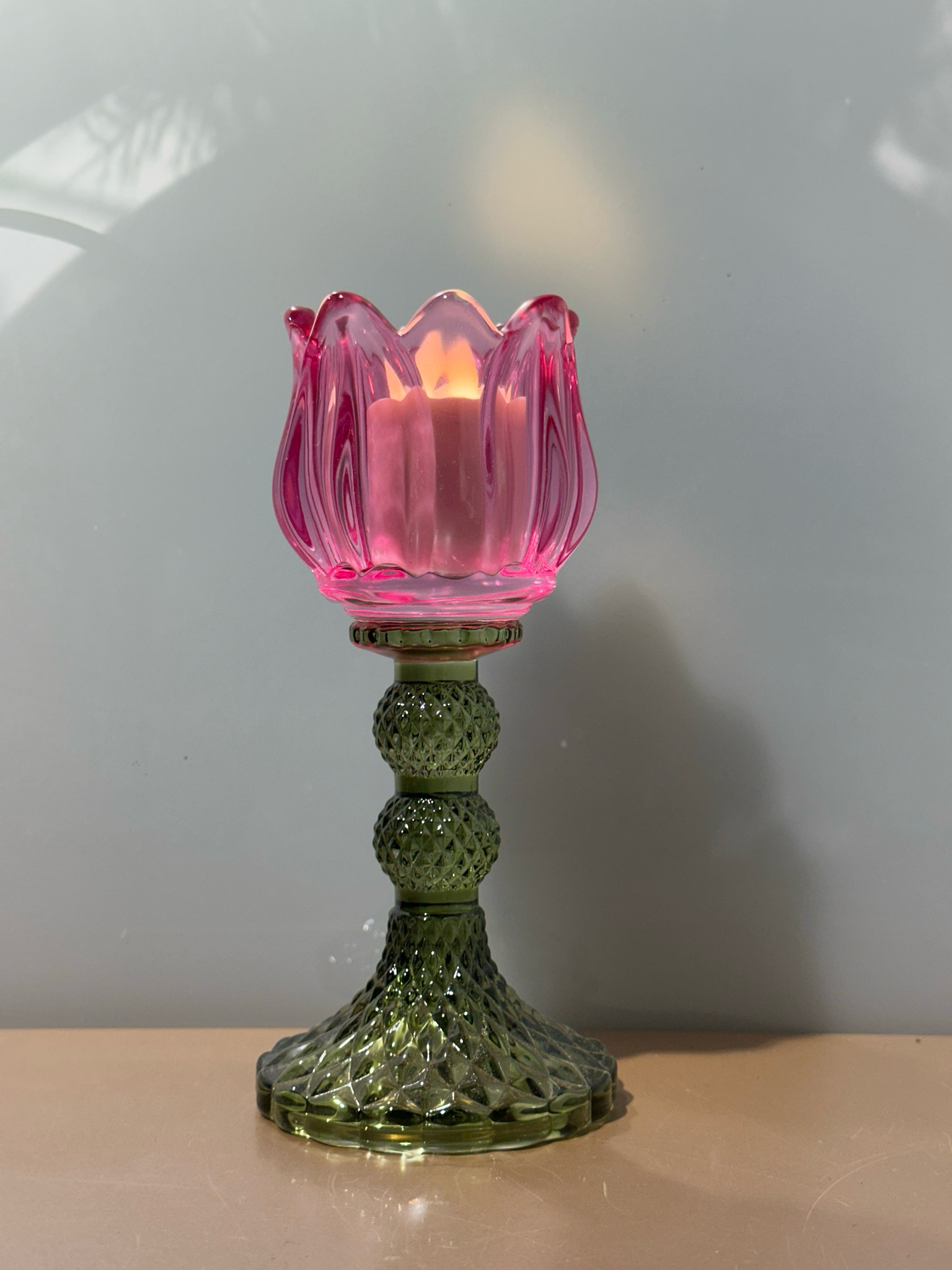 Tulp kandelaar Paars