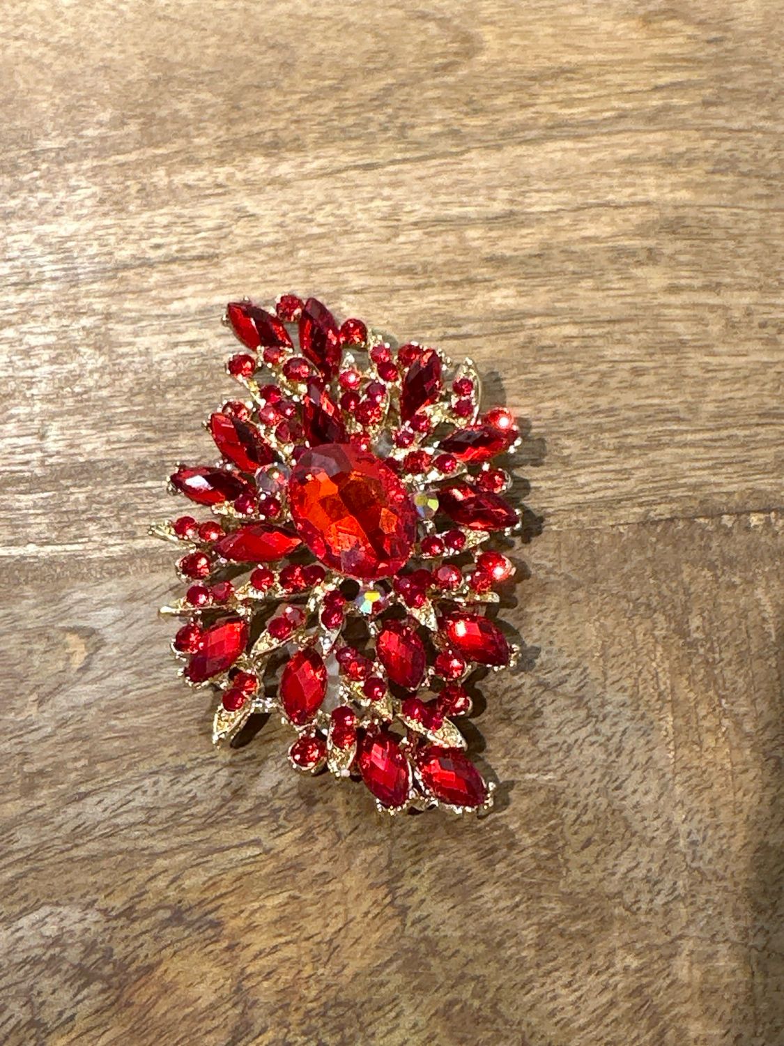 Broch Red fantasy