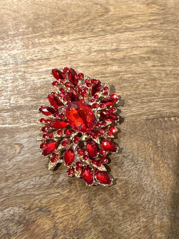 Broch Red fantasy