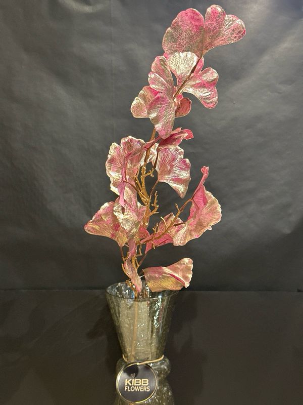 Ginkgo blad Roze,Goud