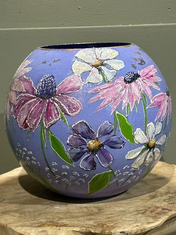 Bloemenvaas lila