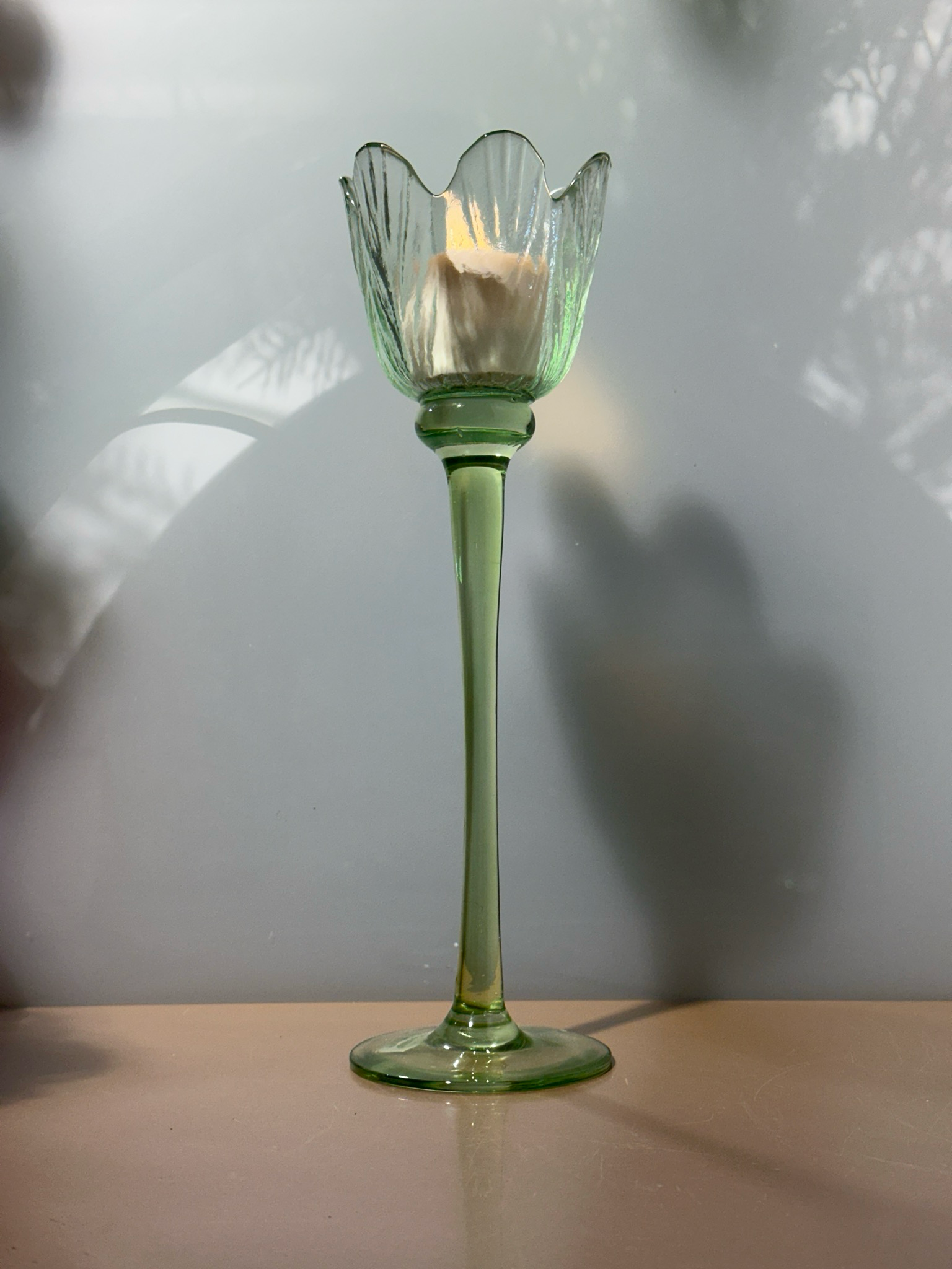 Tulpen Windlicht xl groen
