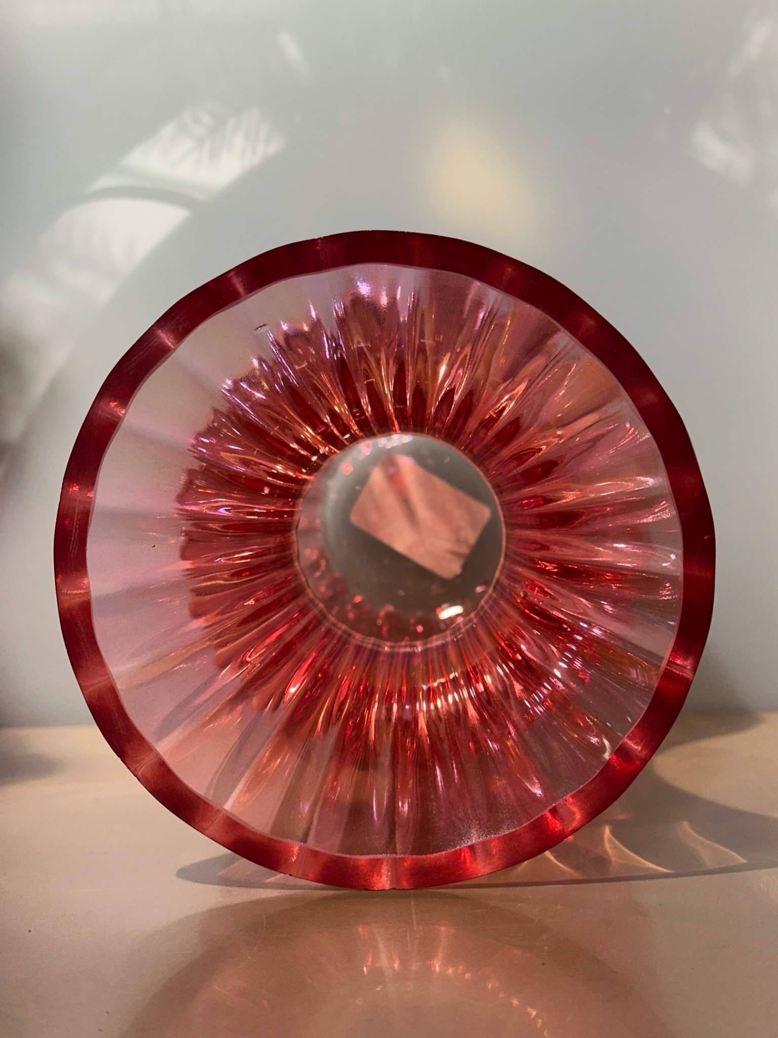 Vaas geribeld L rose