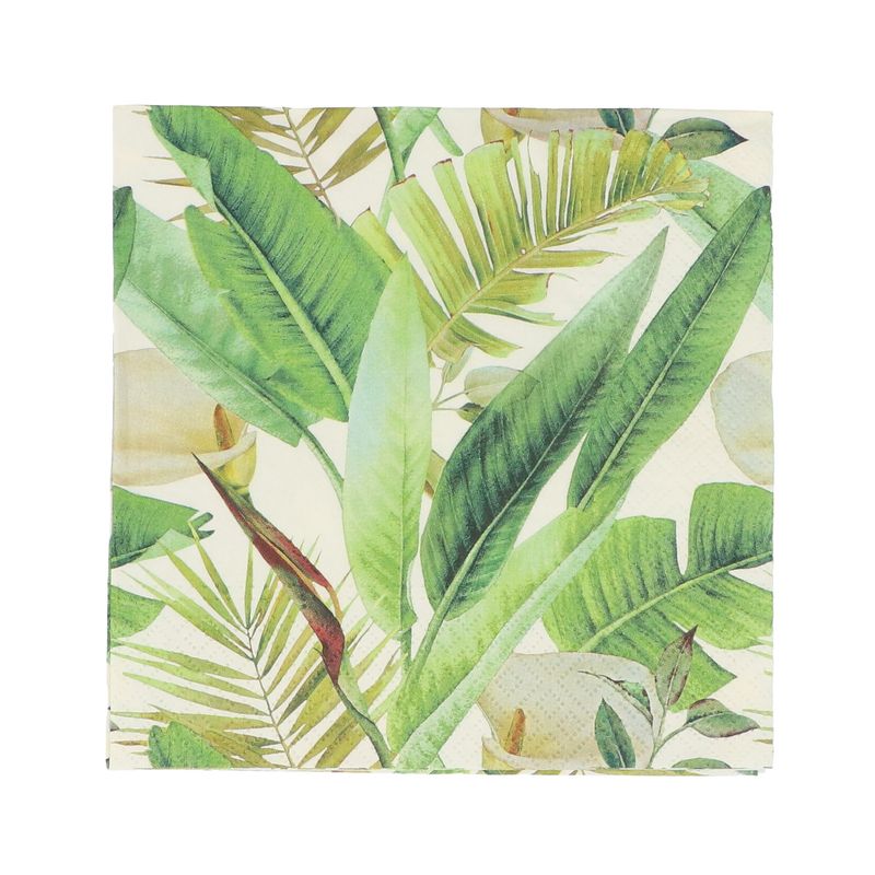 Servetten Tropical leaves
