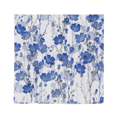 Servetten blauwe veldbloemen