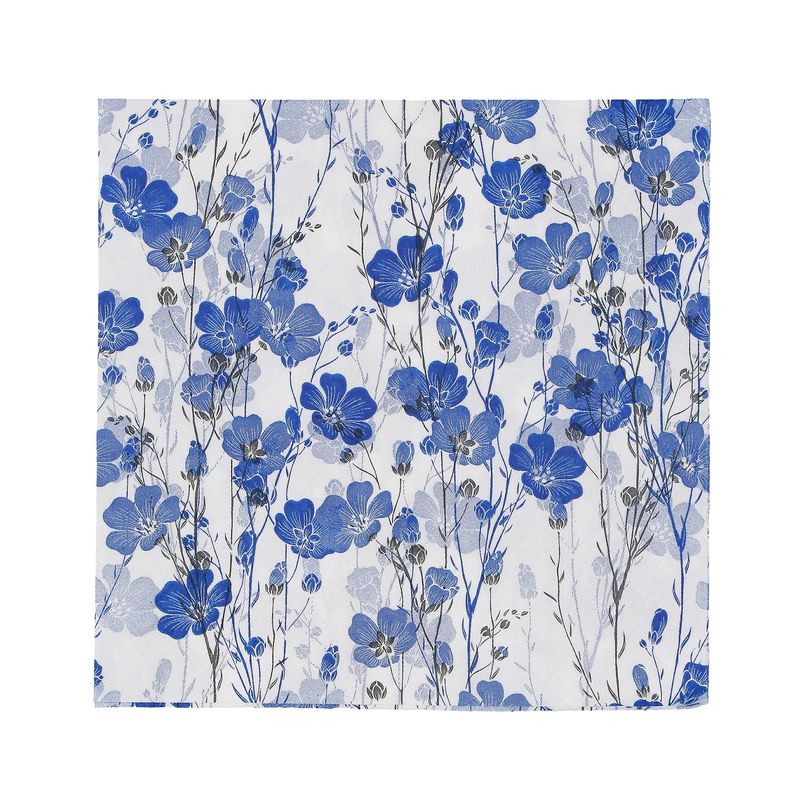Servetten blauwe veldbloemen