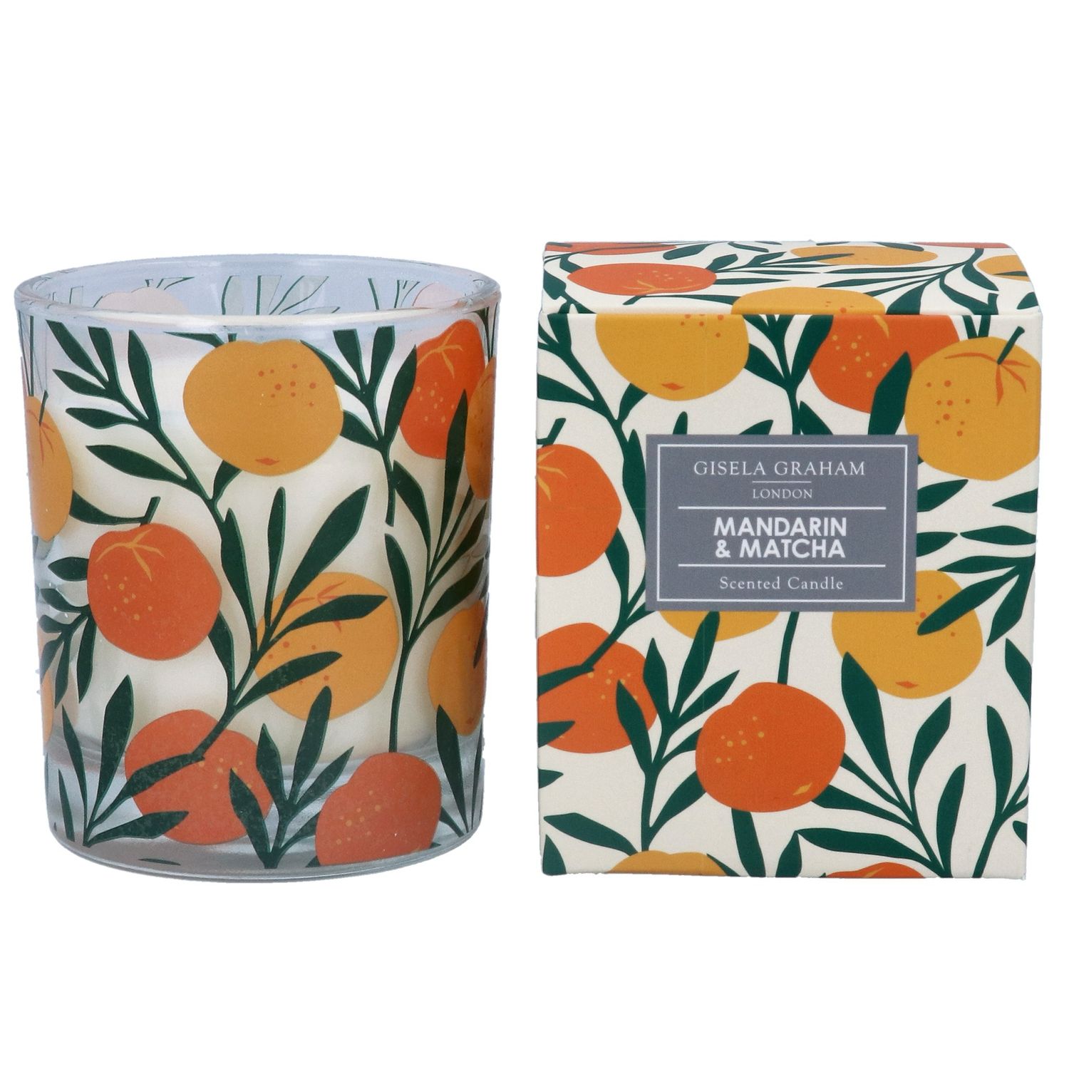 Mandarin & Matcha geurkaars