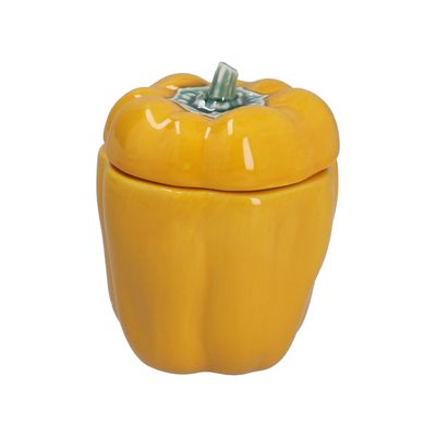 Paprika opberg pot Geel