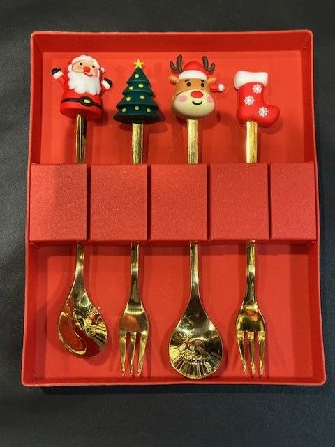 Gebaks bestek 4 delig