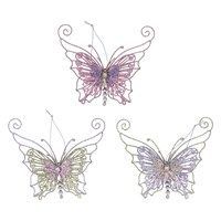 Vlinders pastel kleurig