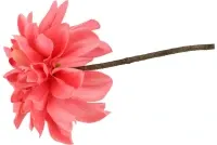 Zijden dahlia tak rood