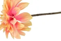 Zijden dahlia tak perzik