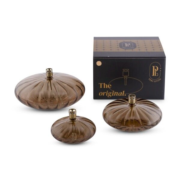 Disc Elegant champagne brass olielamp