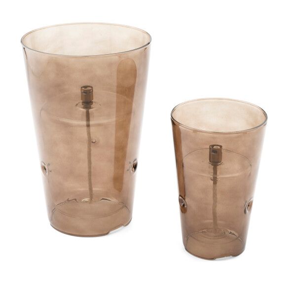 Windshelter Conical Champagne brass M olielamp