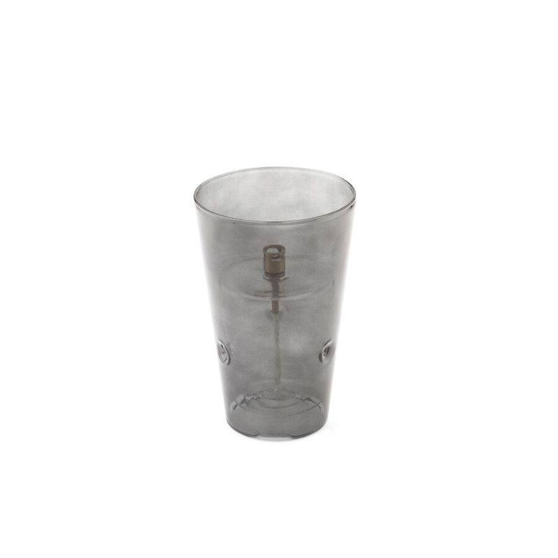 Windshelter Conical Smoked brass M olielamp