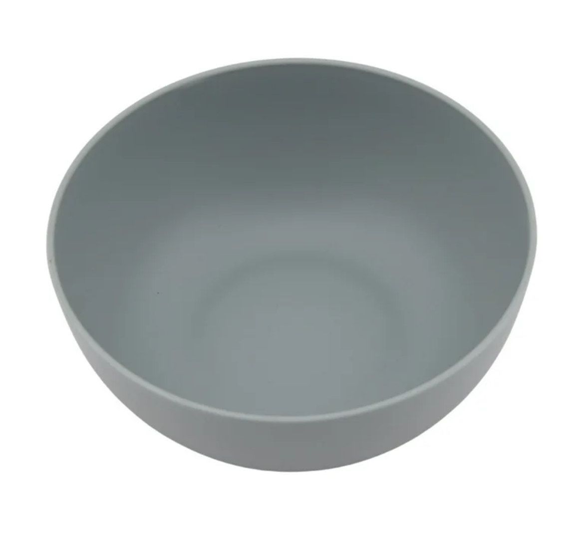 Gray Round Plastic Cereal Bowl, 38-Ounce 24 pieces