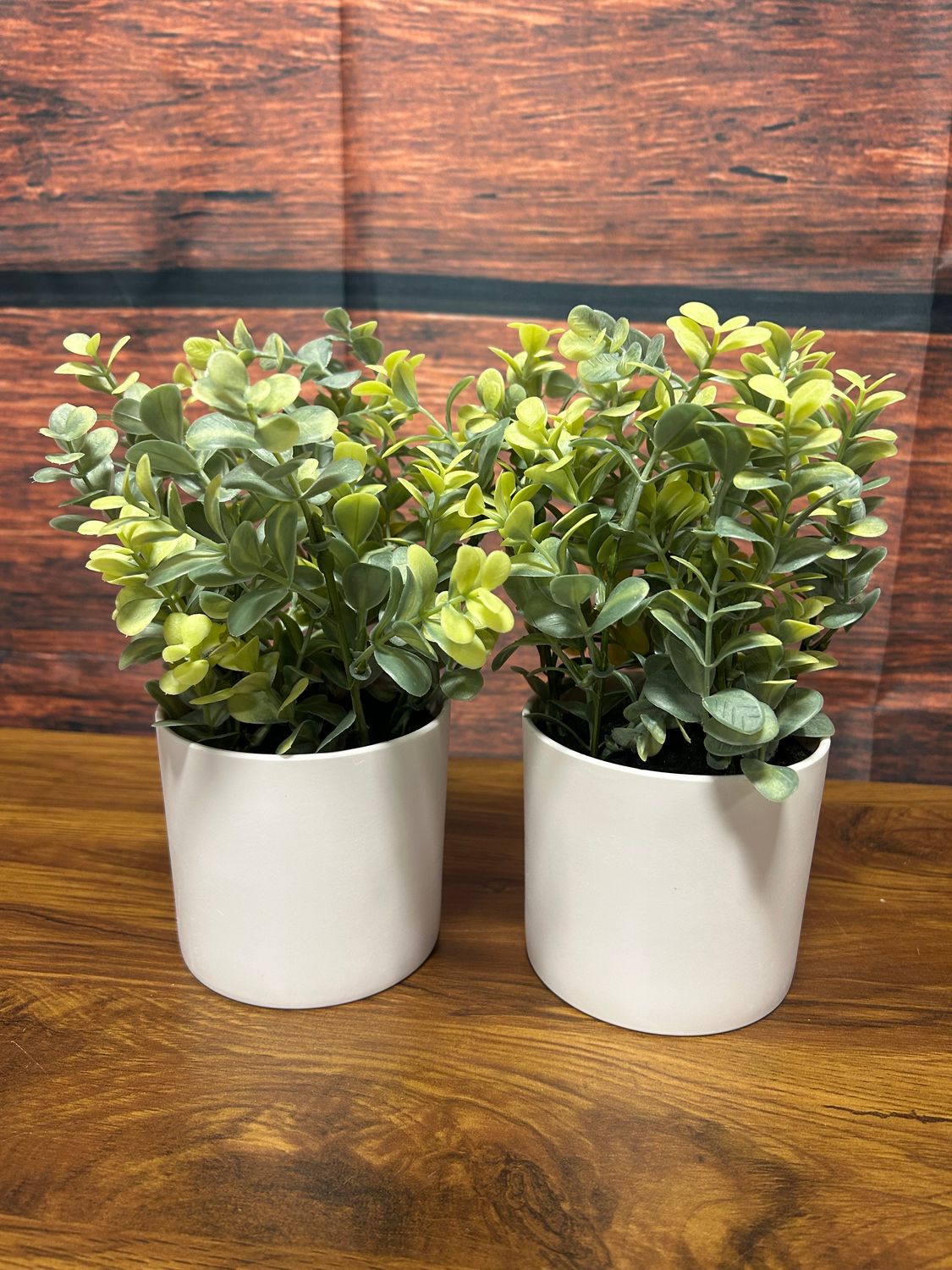 4 pack of Artificial Mini Potted Plastic Plants