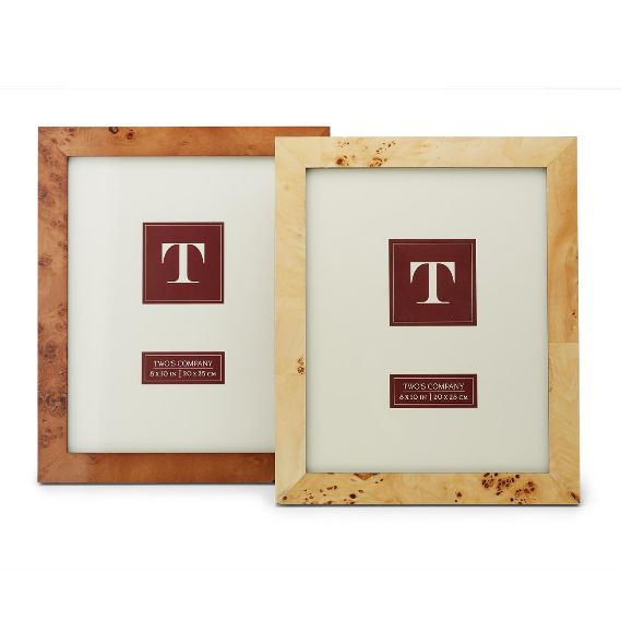 Burled Wood Frame