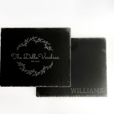 Personalized Slate Cheese Board