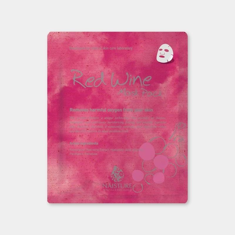 Red Wine Premium Sheet Mask Box