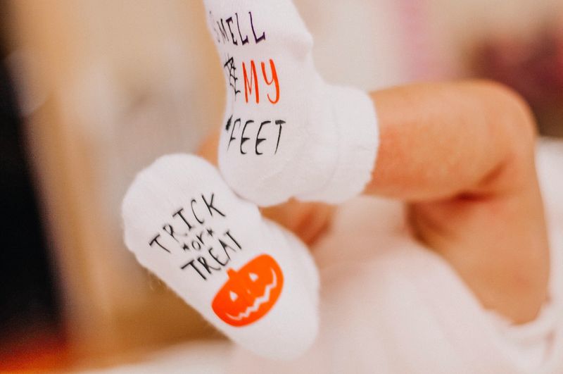 Trick or Treat Smell My Feet Baby Socks