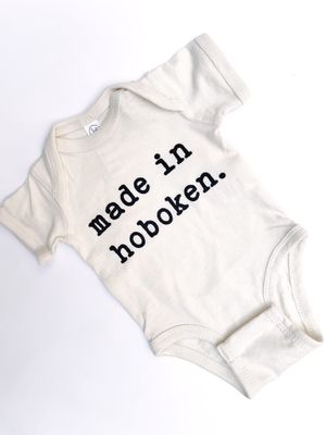 made in hoboken Onesie