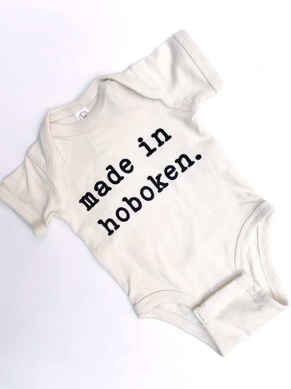 made in hoboken Onesie