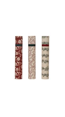 Fireplace Safety Matches in Tube w/ Botanical Pattern