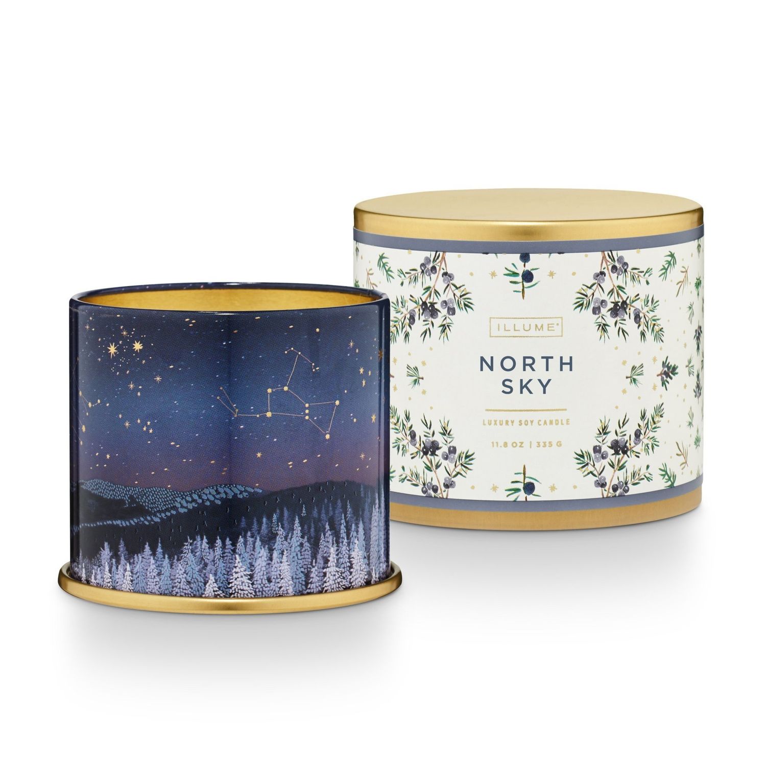 North Sky Large Tin Candle