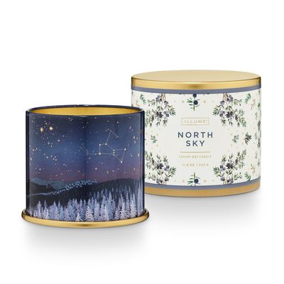 North Sky Large Tin Candle