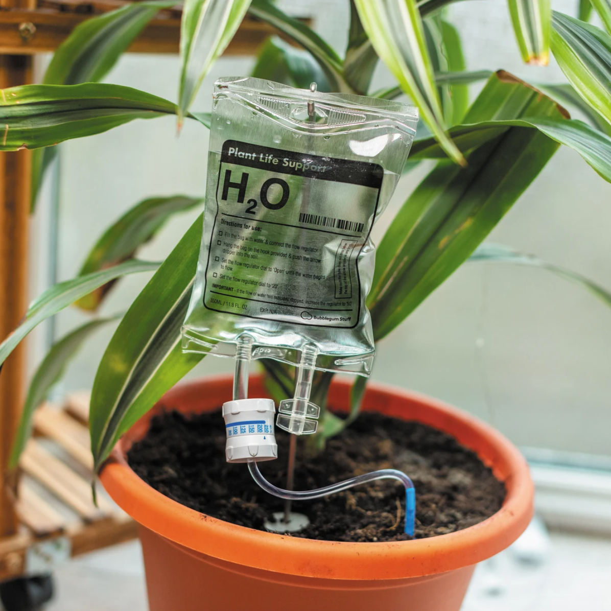 Plant Life Support Houseplant Watering Device
