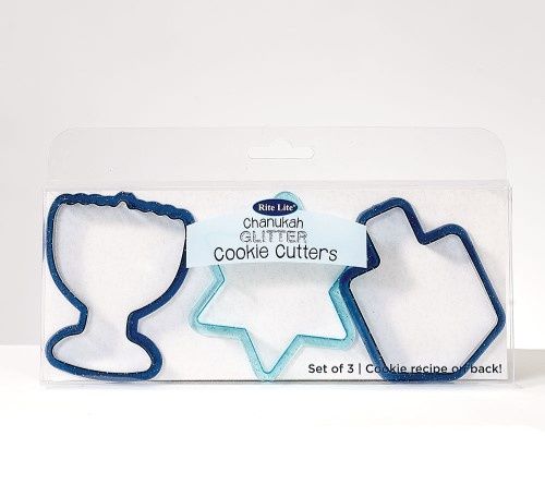 Chanukah Cookie Cutters - 3 Shapes