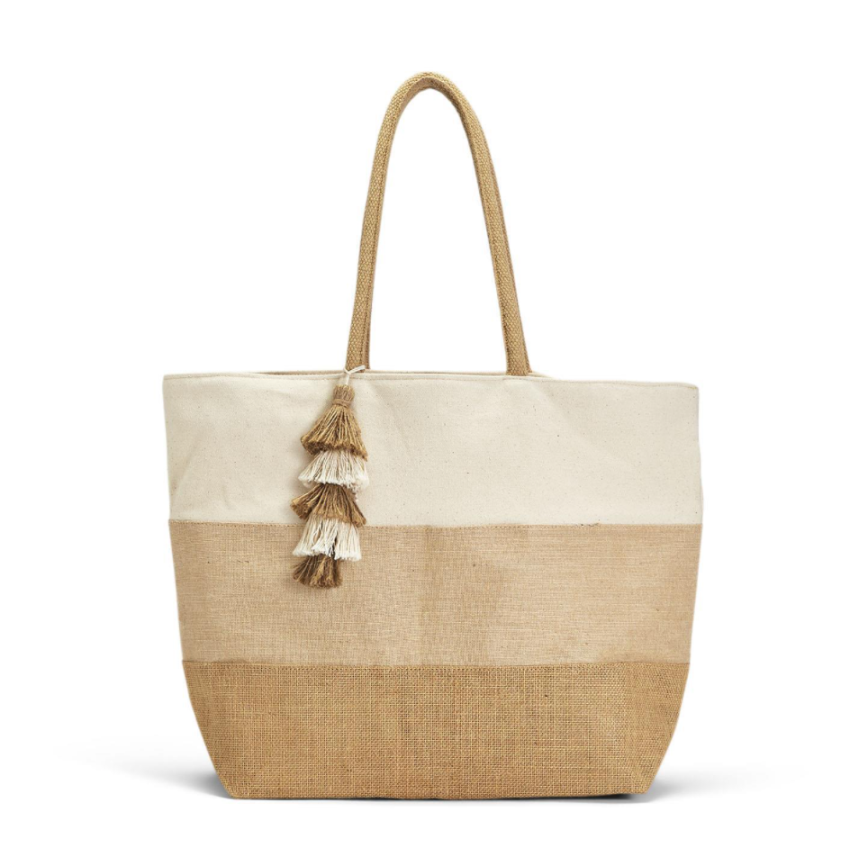 Triple Thread Tote Bag w/ Tassel