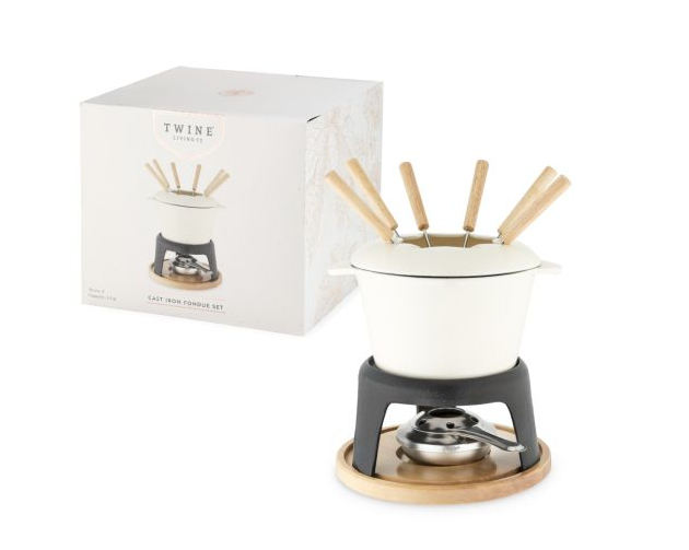 Cast Iron Fondue Set