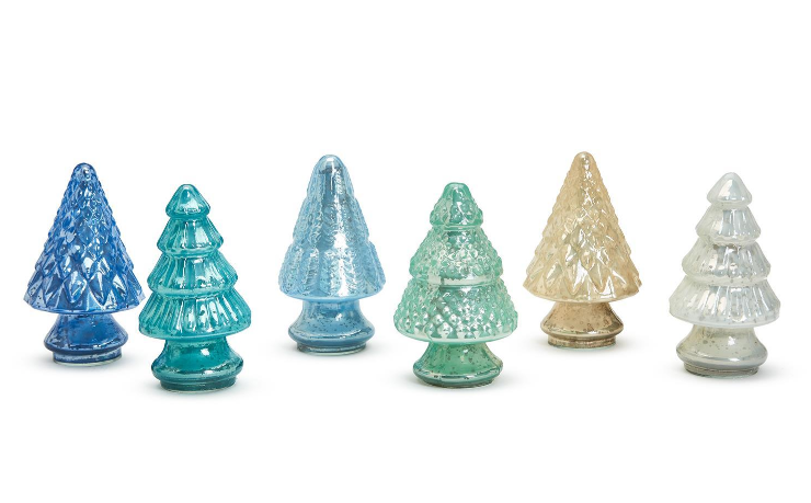 Mercury Glass Finish Holiday Tree 