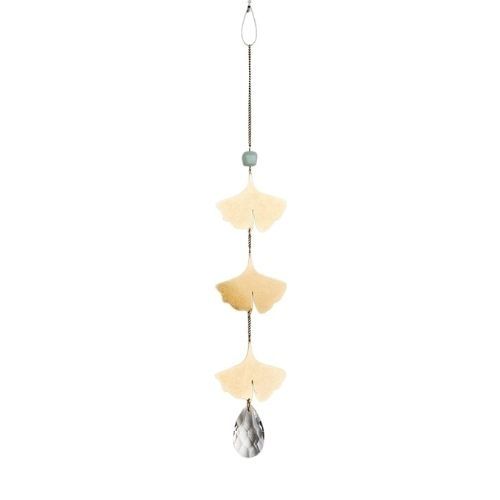 Sun Catcher- Botanical Leaf/ Amazonite
