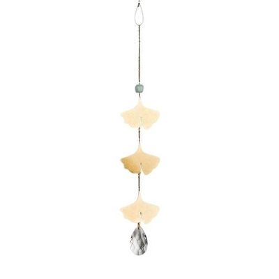 Sun Catcher- Botanical Leaf/ Amazonite