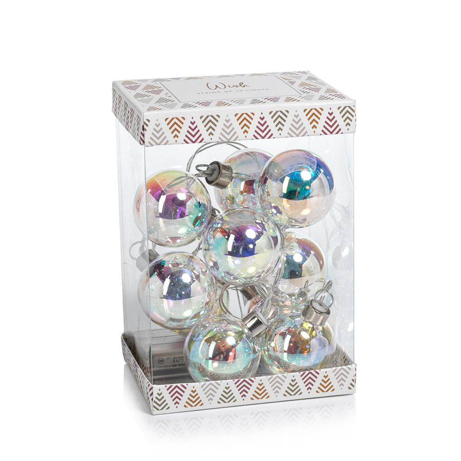 Silver Rainbow LED String of Lights