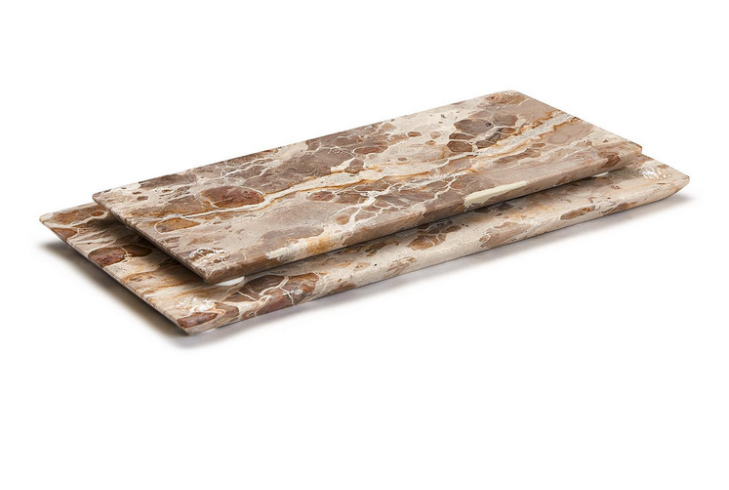 Brown Marble Tray 