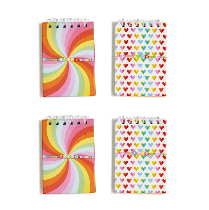 Spiral Notebook and Bracelet Set